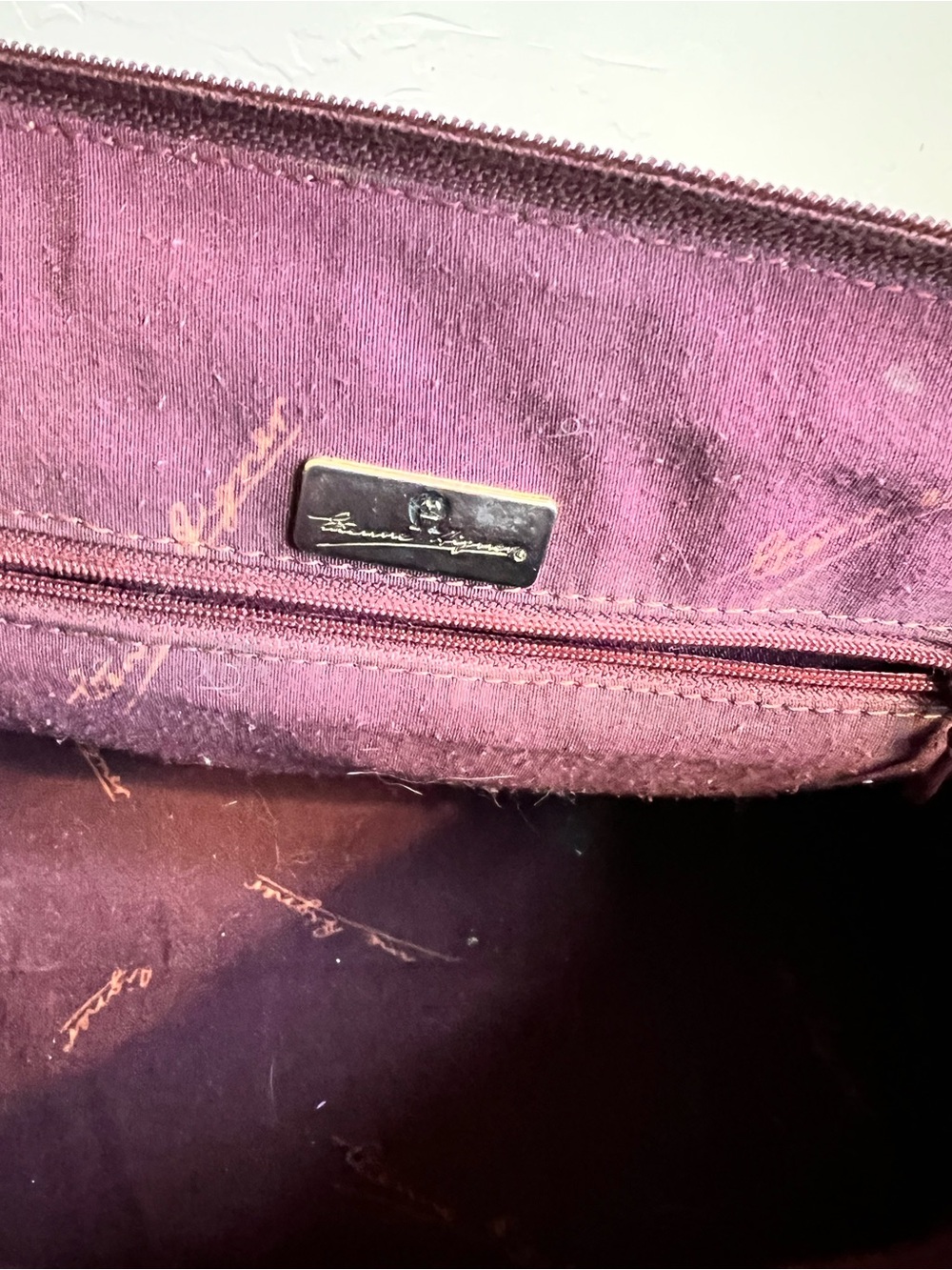 Vintage 1980’s Etienne Aigner Oxblood Leather Doctor-Style Satchel - Picture 9 of 9
